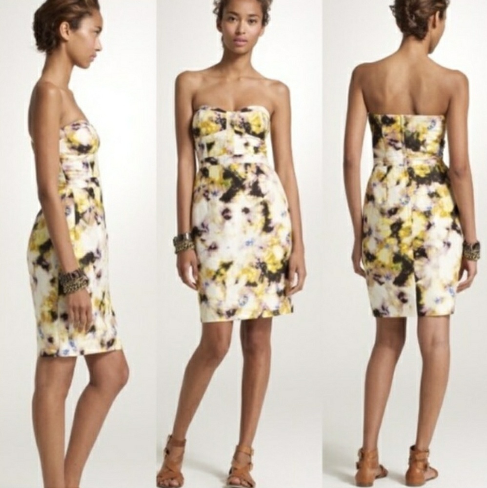 J.CREW Fleurette Bustier Dress